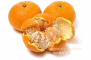 皮をむいたせとみ　タンゴール　柑橘