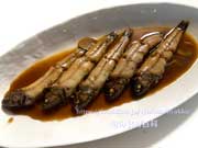 ハダカイワシの煮付け