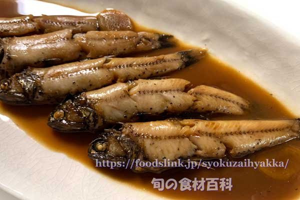 ハダカイワシの煮付け