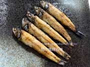 ハダカイワシの塩焼き