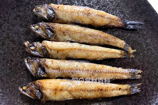 ハダカイワシの塩焼き