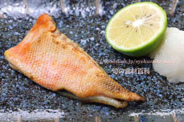 キントキダイ（金時鯛）の塩焼き