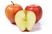 リンゴ：ソニヤ（SONYA）の断面と果肉