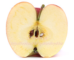 ひめかみの断面　ヒメカミ　りんご　リンゴ