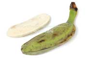皮をむいたカルダババナナ 調理用バナナ