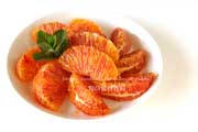 ブラッドオレンジ タロッコ種の果肉