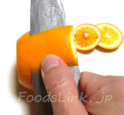 タロッコオレンジ＜ブラッドオレンジ皮の剥き方２