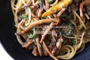 ヤナギマツタケのパスタ ヤナギマツタケのパスタ