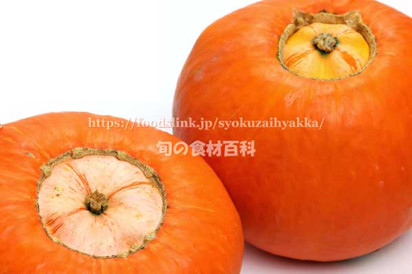 奥会津金山赤カボチャのヘソ